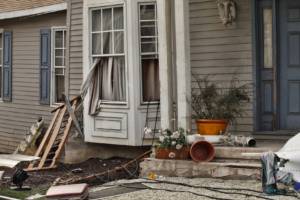 Home damage from natural disaster